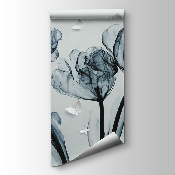 Black and white image of flowers Black and white image of flowers