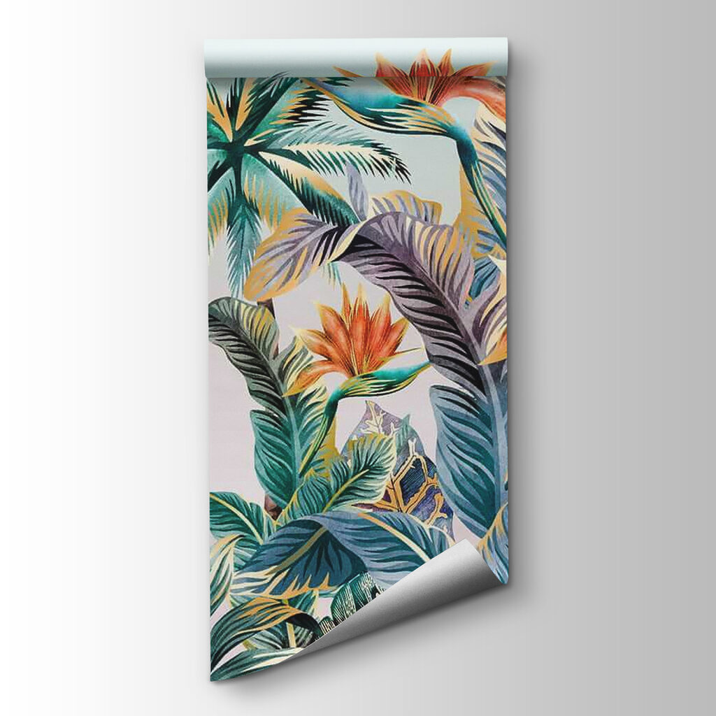 Colorful tropical plants and flowers Colorful tropical plants and flowers