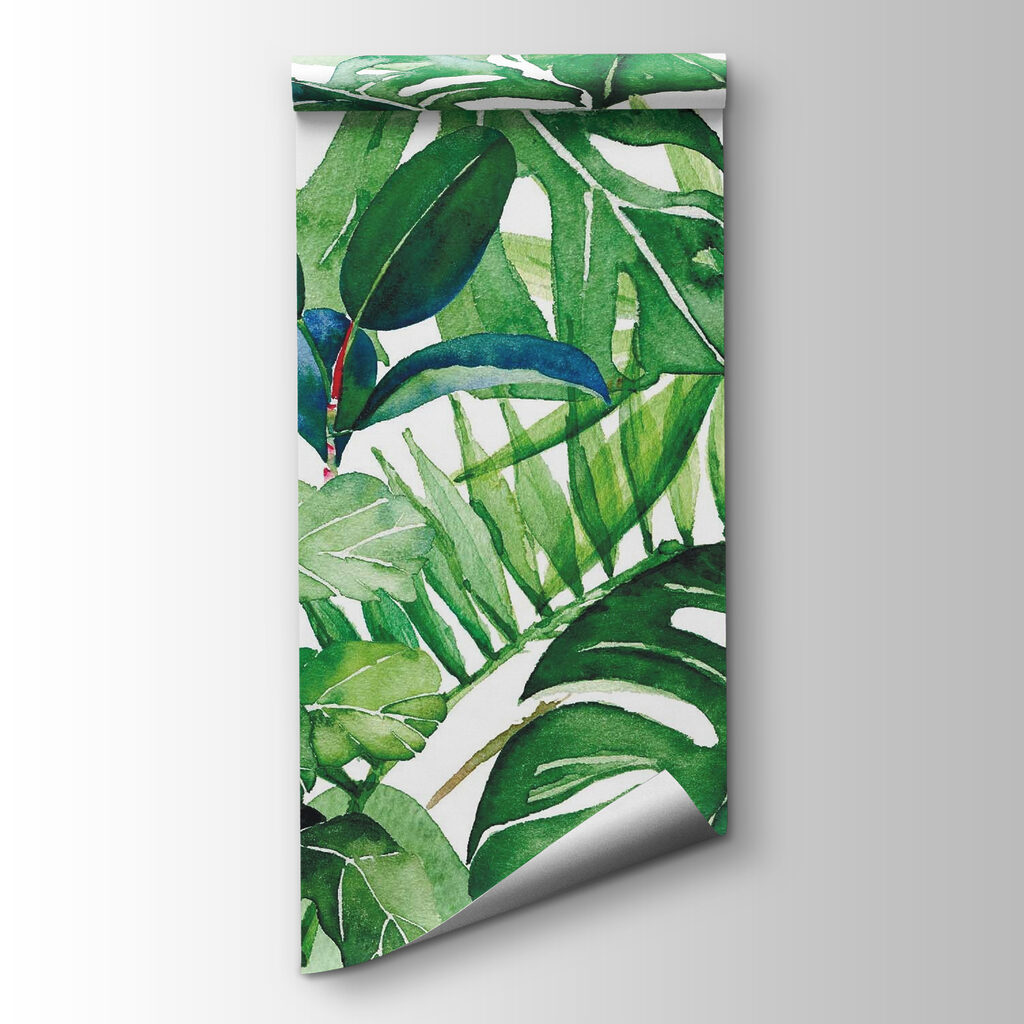 Lush green leaves in harmony Lush green leaves in harmony