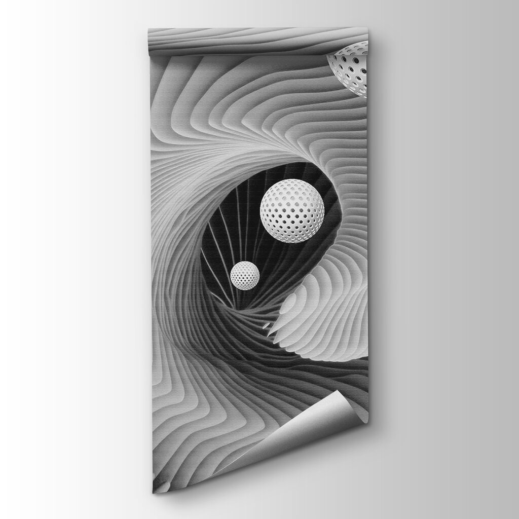 A black and white swirly swirl A black and white swirly swirl