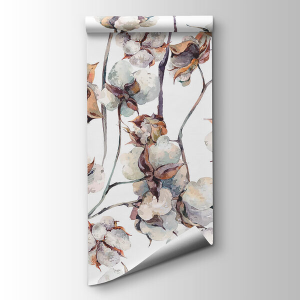 Pattern of cotton flowers Pattern of cotton flowers