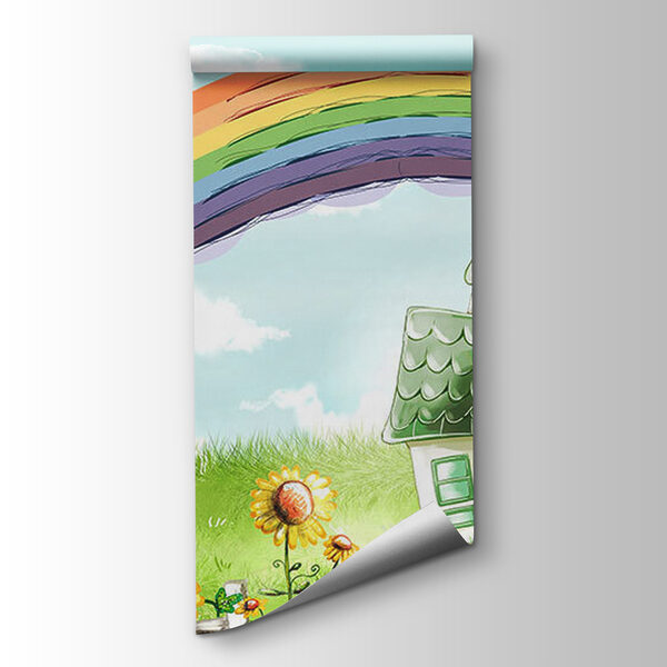 Rainbow over a house Rainbow over a house