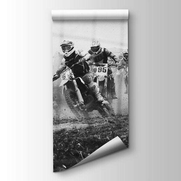 Group of people on dirt bikes