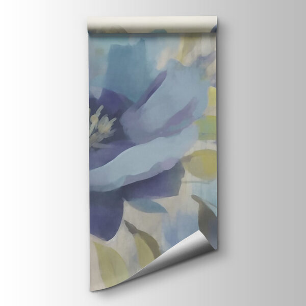 Painting of flowers and leaves