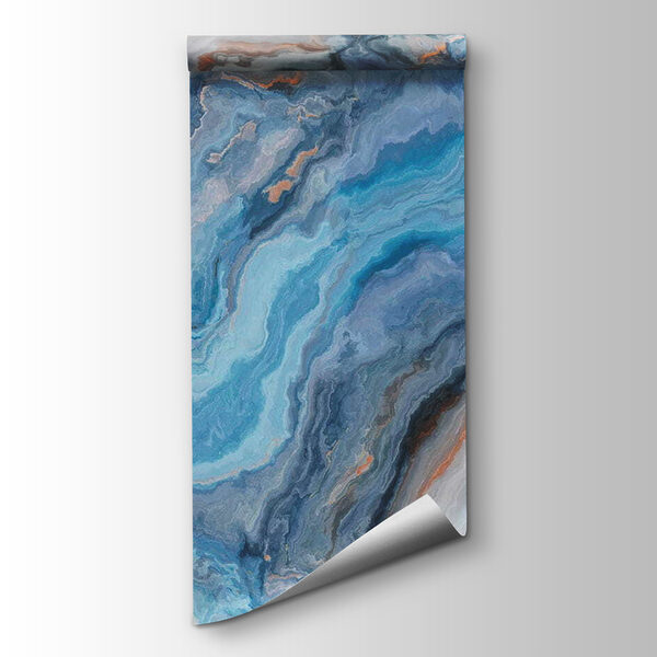 Dynamic patterns in calming blue hues Dynamic patterns in calming blue hues