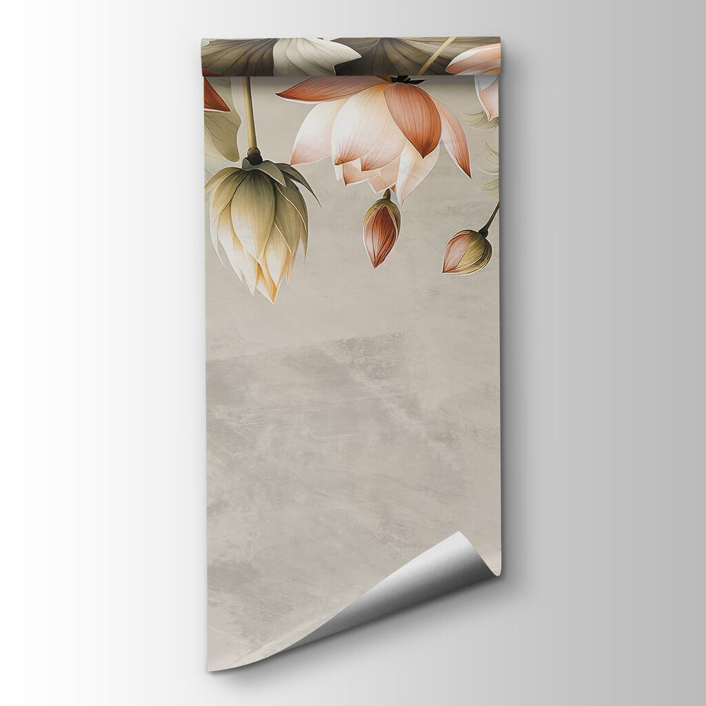 Delicate blossoms in soft hues