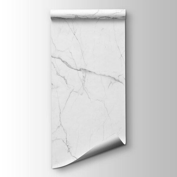 White marble with cracks