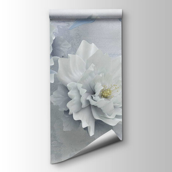 White and blue flowers White and blue flowers