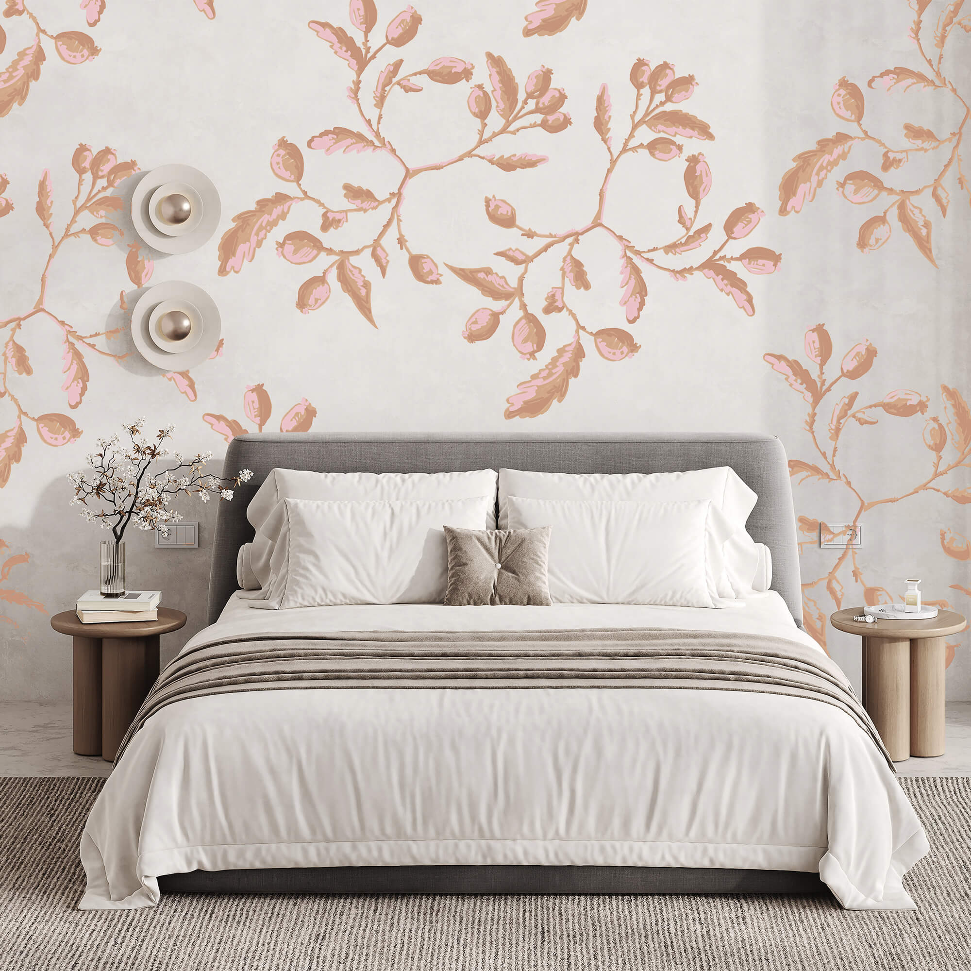 Візерунок листя і ягід Візерунок листя і ягід