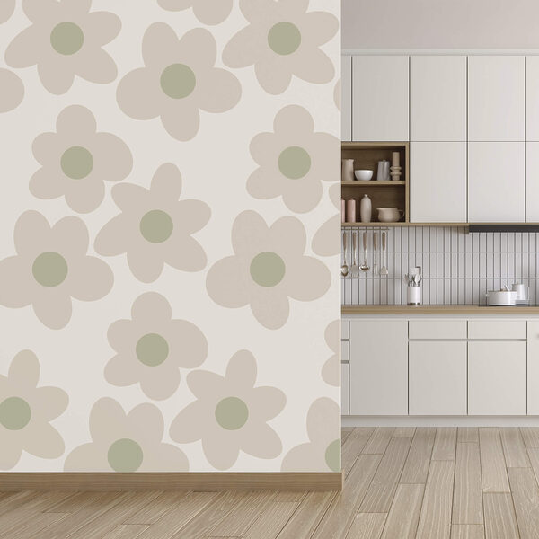 Візерунок квітів на білому тлі