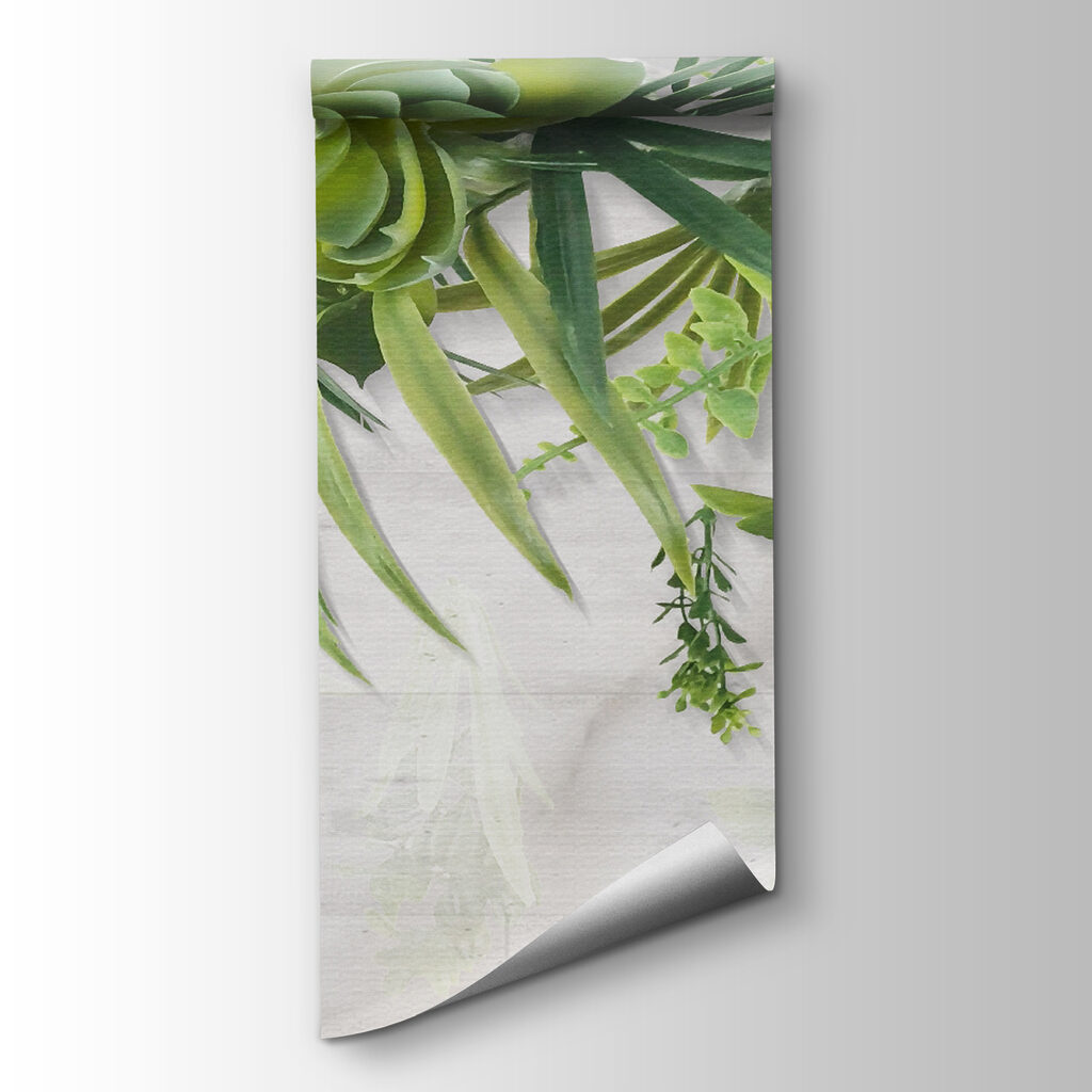 Green plant with leaves