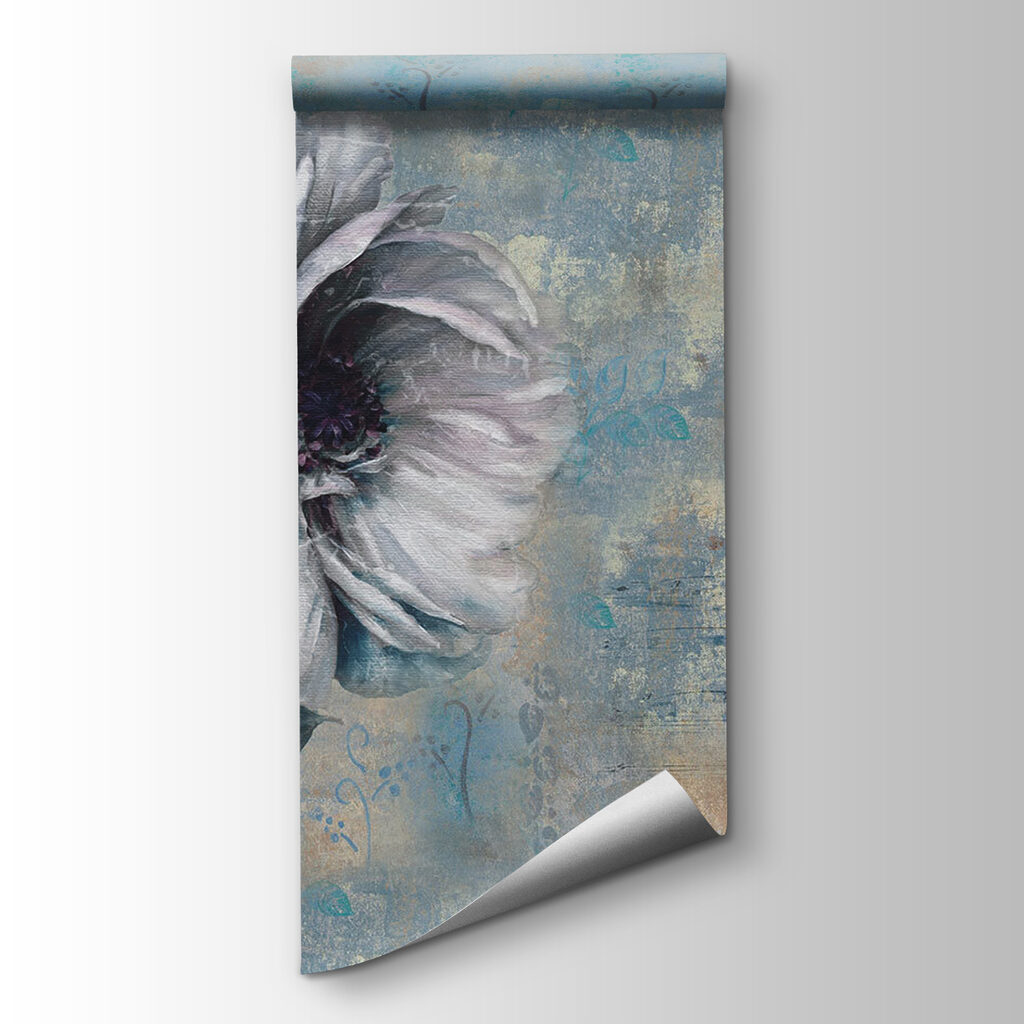 Painting of flowers and notes