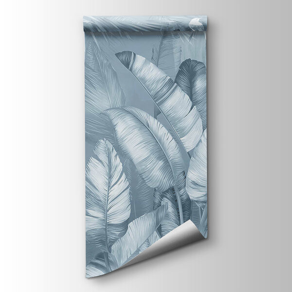 Serene jungle foliage in soft hues Serene jungle foliage in soft hues