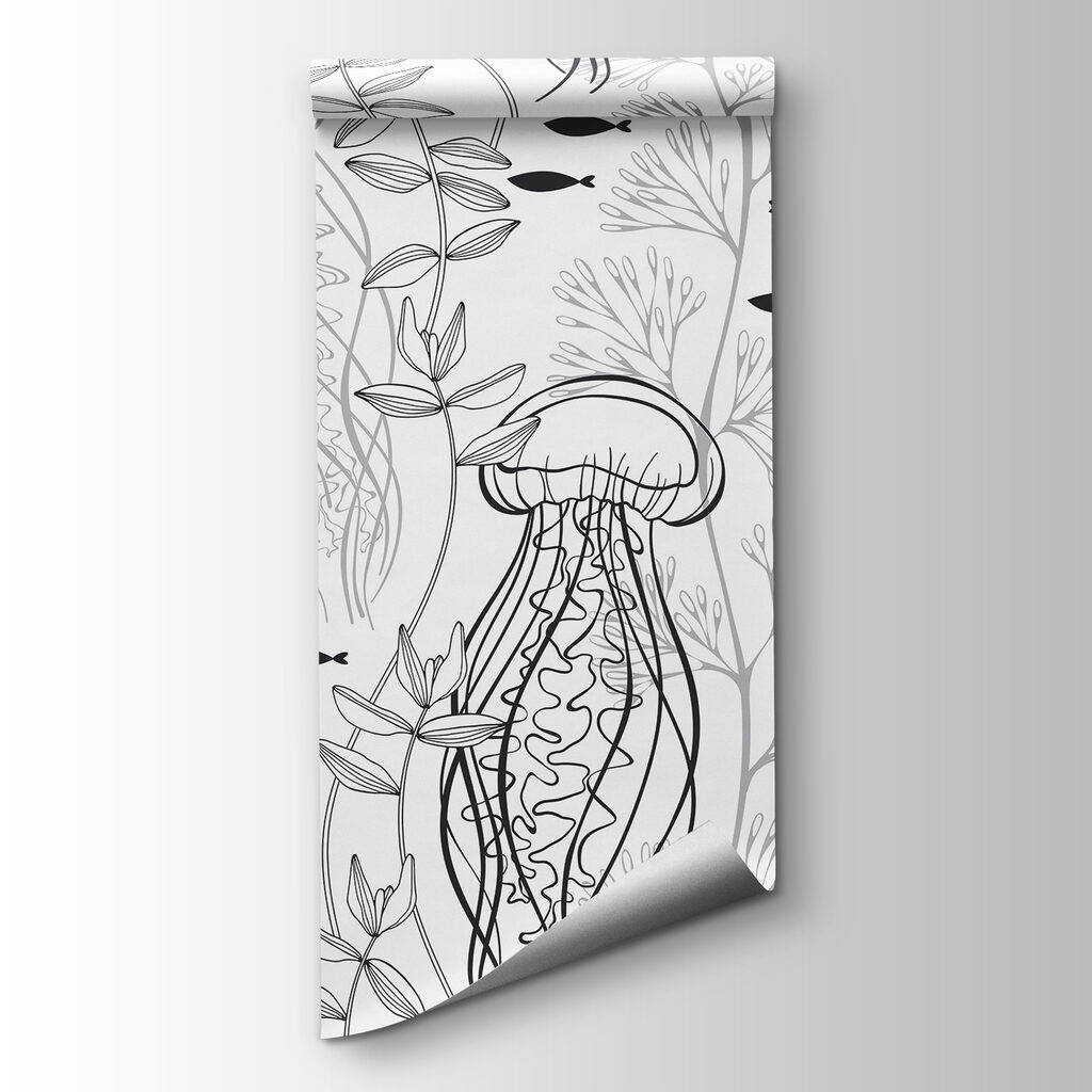 Pattern of sea creatures