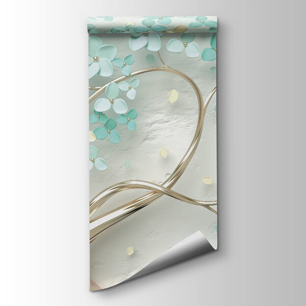 Tree with flowers and leaves Tree with flowers and leaves