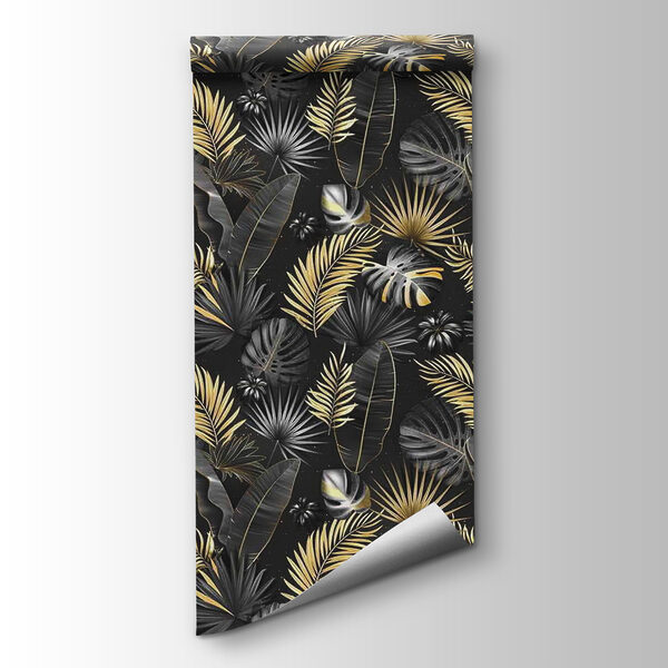 Elegant tropic leaves in monochrome Elegant tropic leaves in monochrome