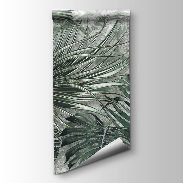 Group of leaves on a white surface Group of leaves on a white surface