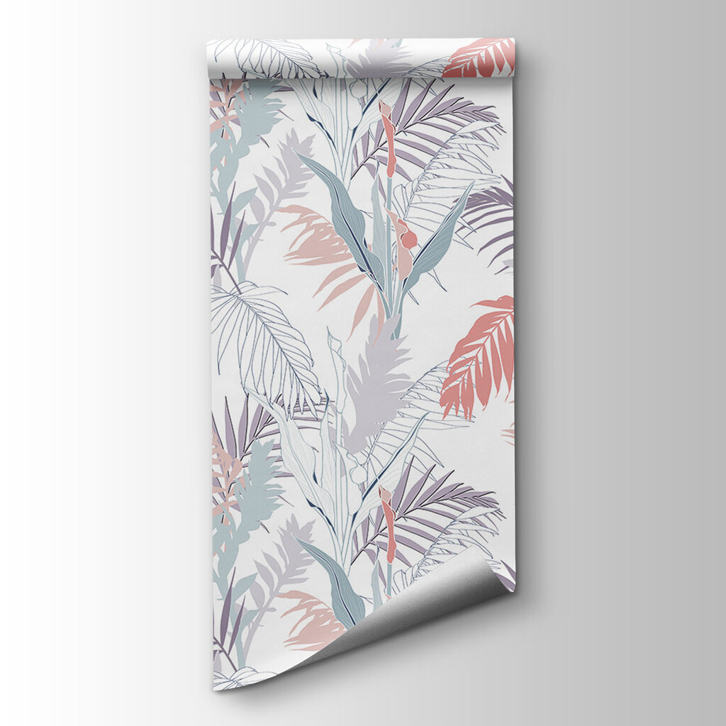 Pattern of leaves and plants