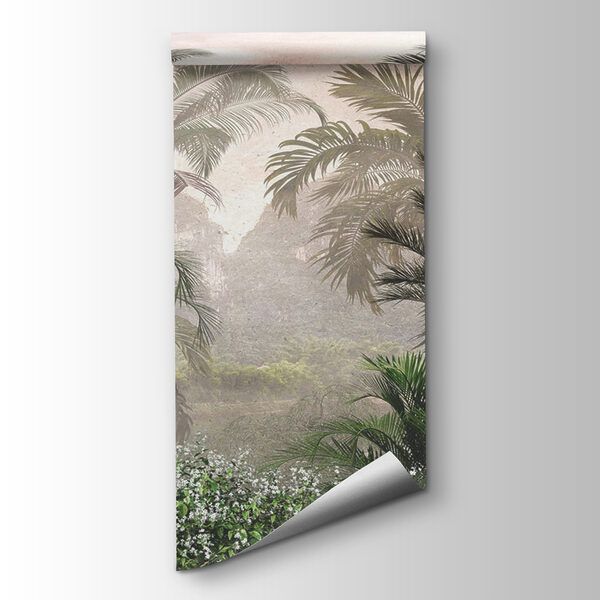 Group of palm trees and bushes Group of palm trees and bushes