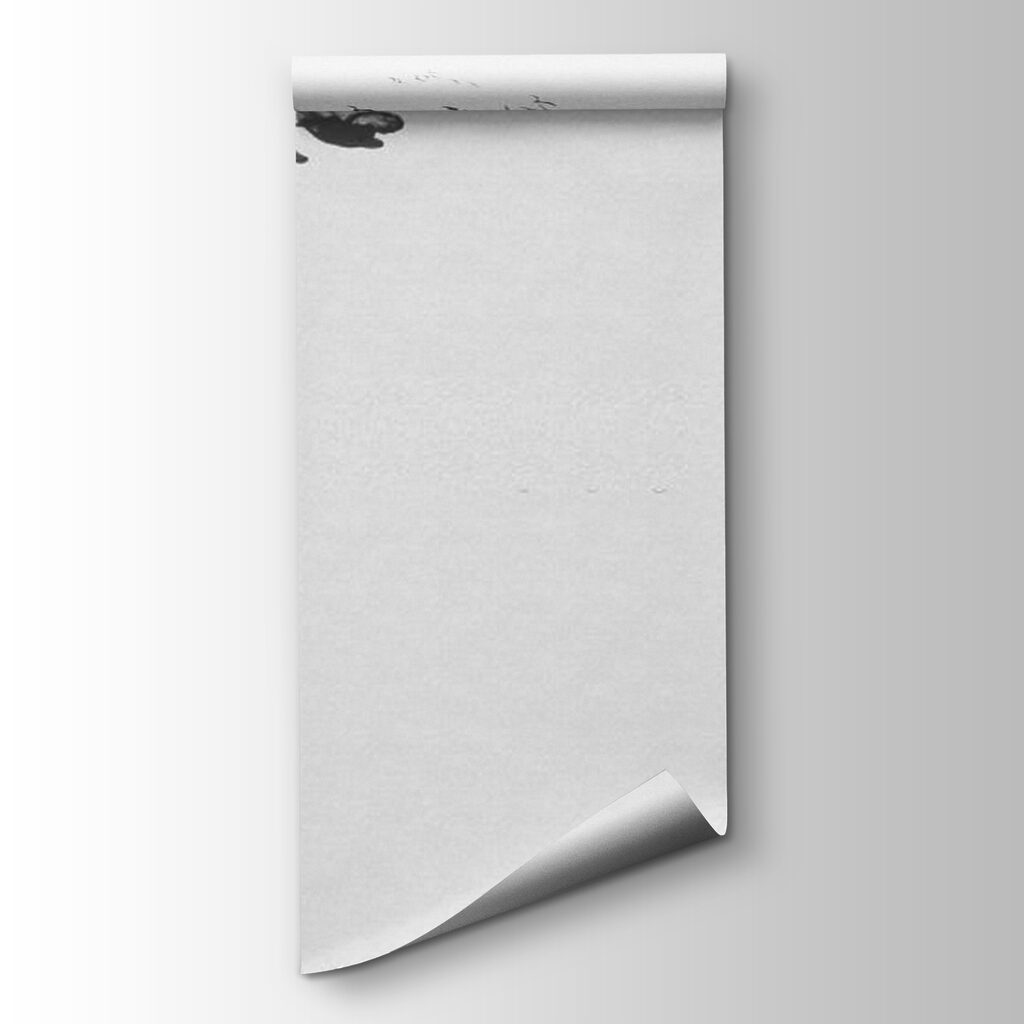 Black and white image of a dragon