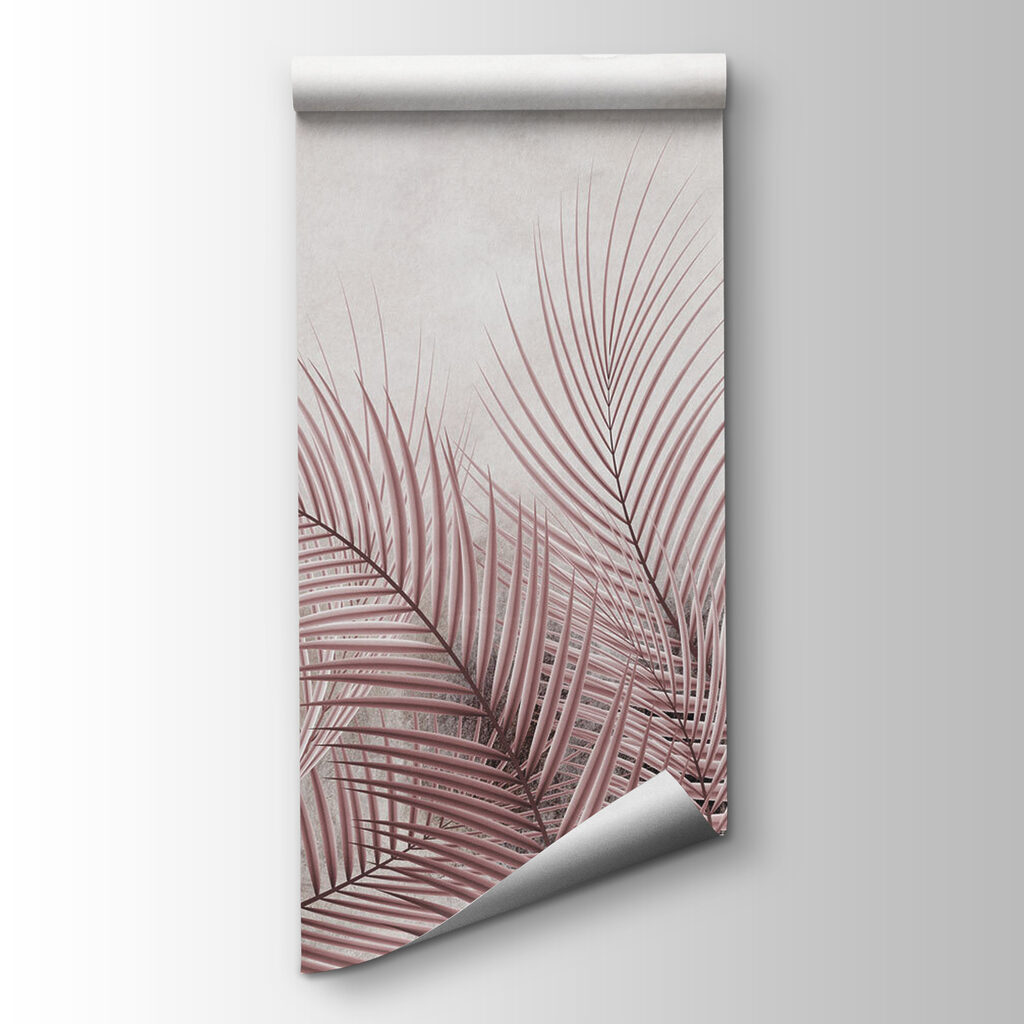 Group of pink leaves