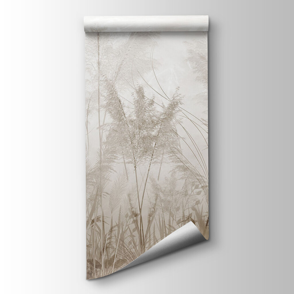 Field of grass with flowers