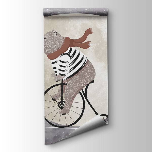 Bear riding a bicycle Bear riding a bicycle