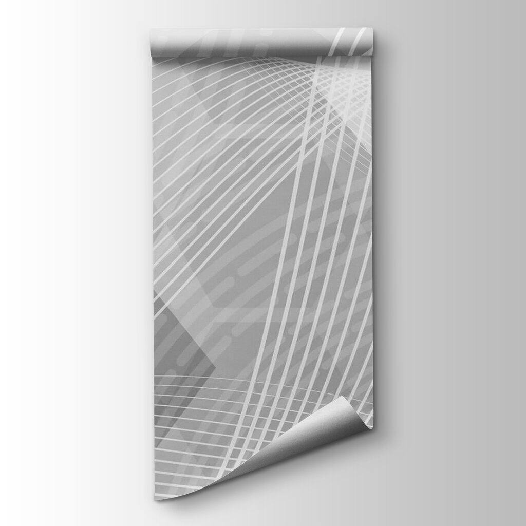 Grey and white background with white lines