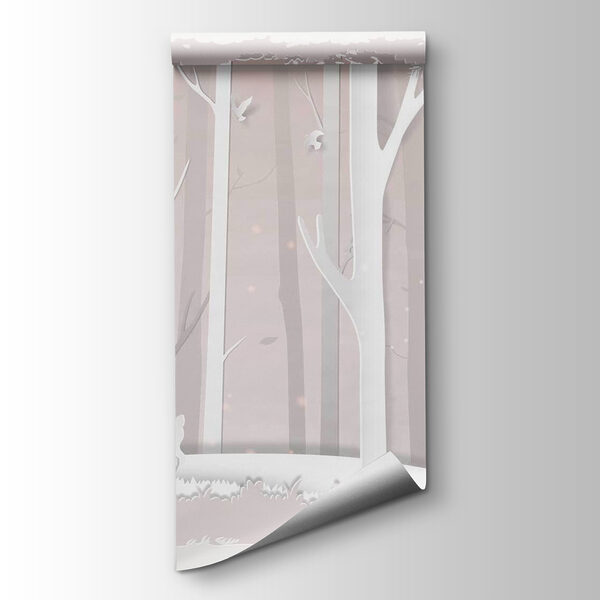 Paper cut out of a deer in a forest Paper cut out of a deer in a forest