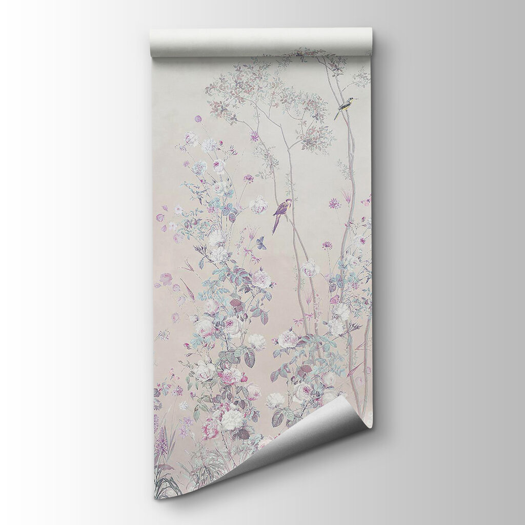 Group of flowers and leaves Group of flowers and leaves