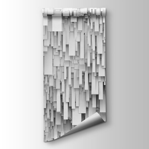 White rectangular shapes on a wall White rectangular shapes on a wall