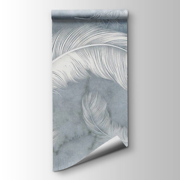 Group of white feathers Group of white feathers