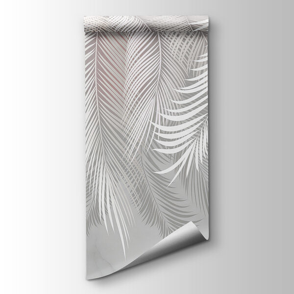 White feathers on a marble surface White feathers on a marble surface