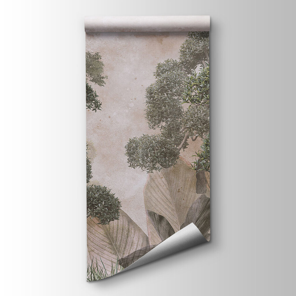 Group of trees and grass Group of trees and grass