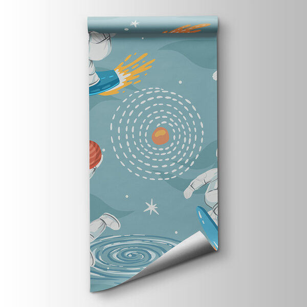 A group of astronauts in space