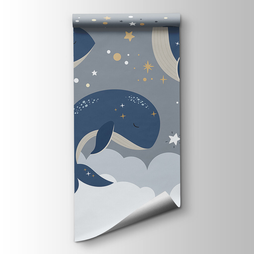 Group of whales in the sky Group of whales in the sky