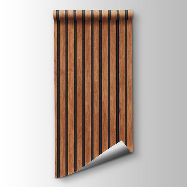 Elegant wooden vertical stripes background