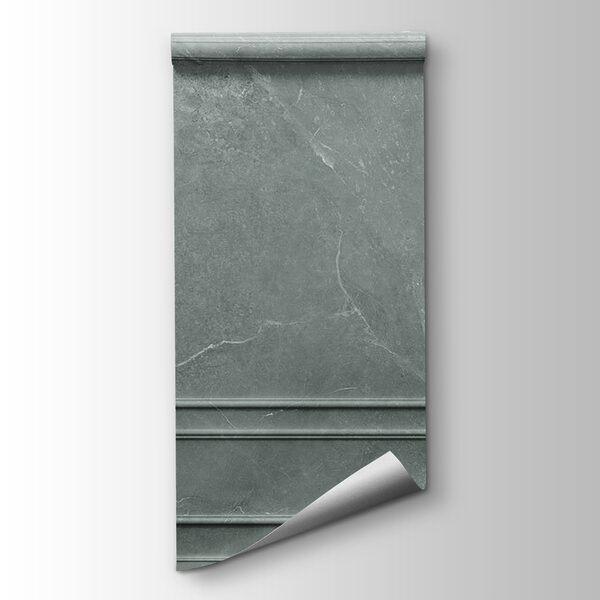 Grey stone wall with square designs Grey stone wall with square designs