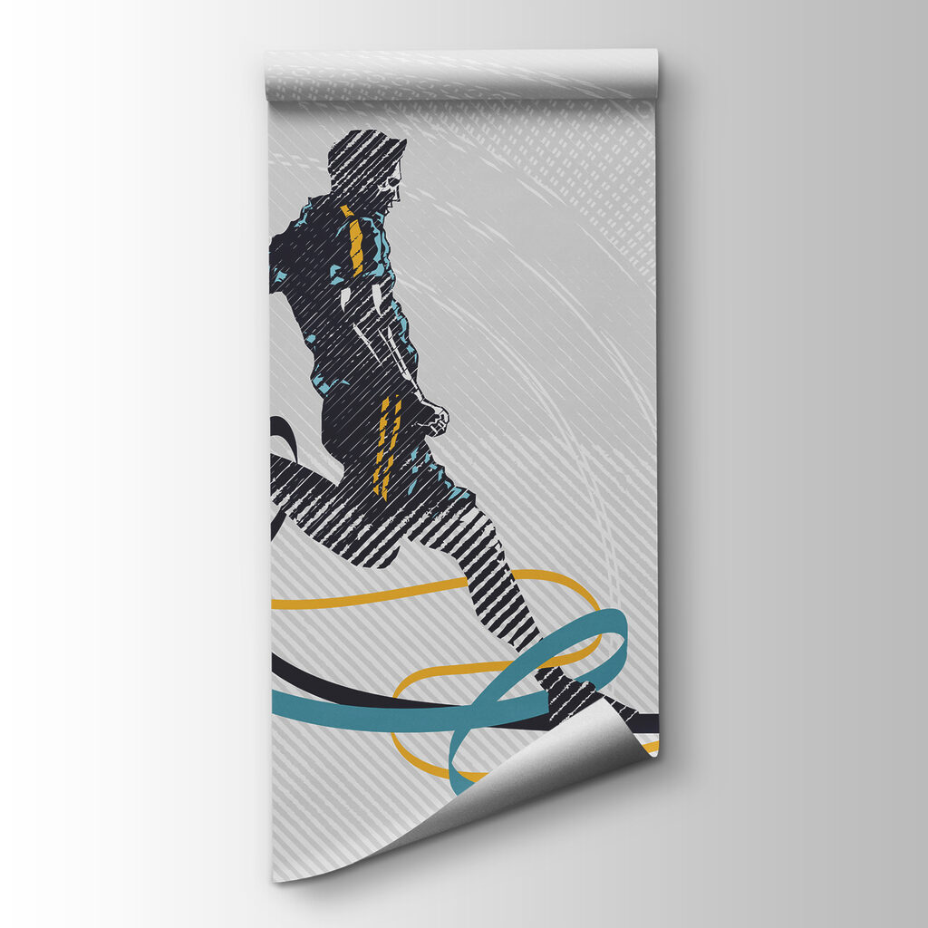 A man kicking a football ball A man kicking a football ball