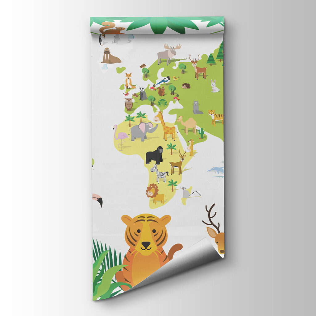 A map of animals and plants A map of animals and plants