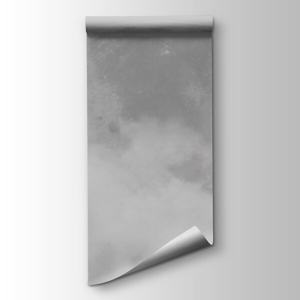 A moon in the clouds