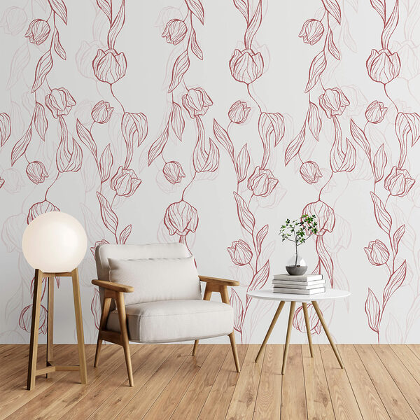 Візерунок з квітів і листя