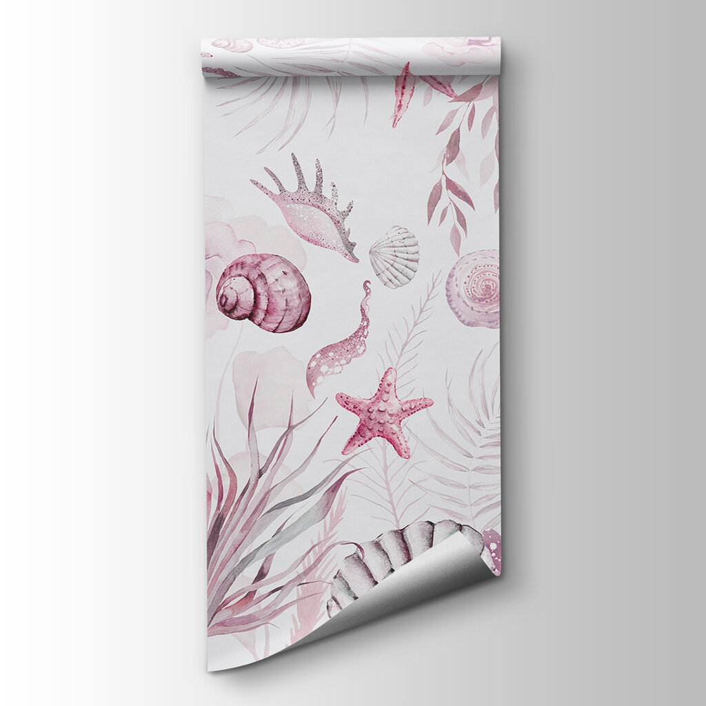 A watercolor sea life pattern A watercolor sea life pattern