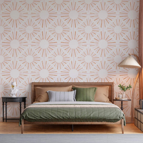 Візерунок з помаранчевих і білих ліній