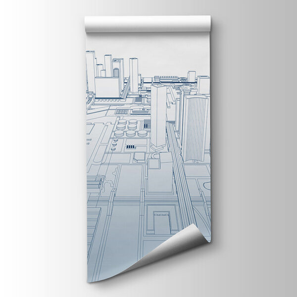Blueprint of a city