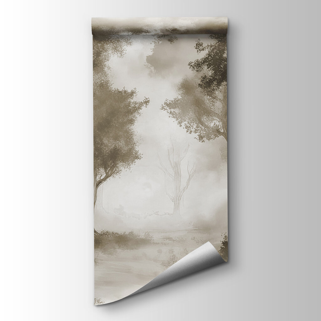 A group of trees in a forest