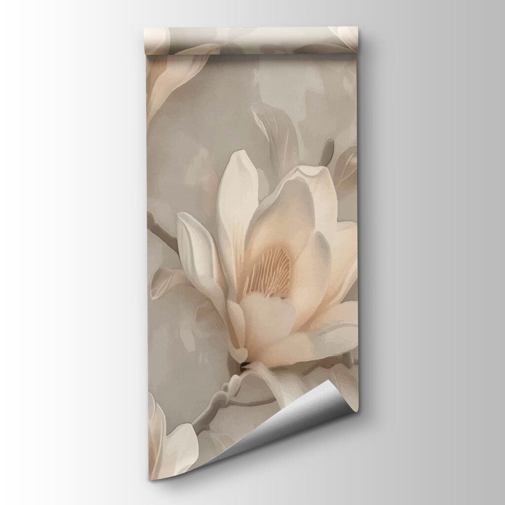 A wallpaper with flowers