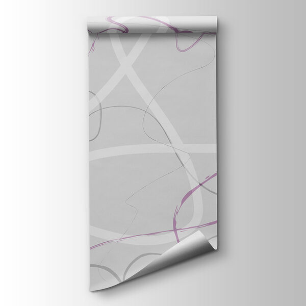 Purple and grey swirls