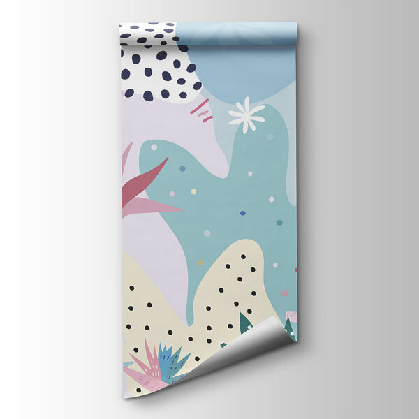 Colorful pattern with different shapes and colors