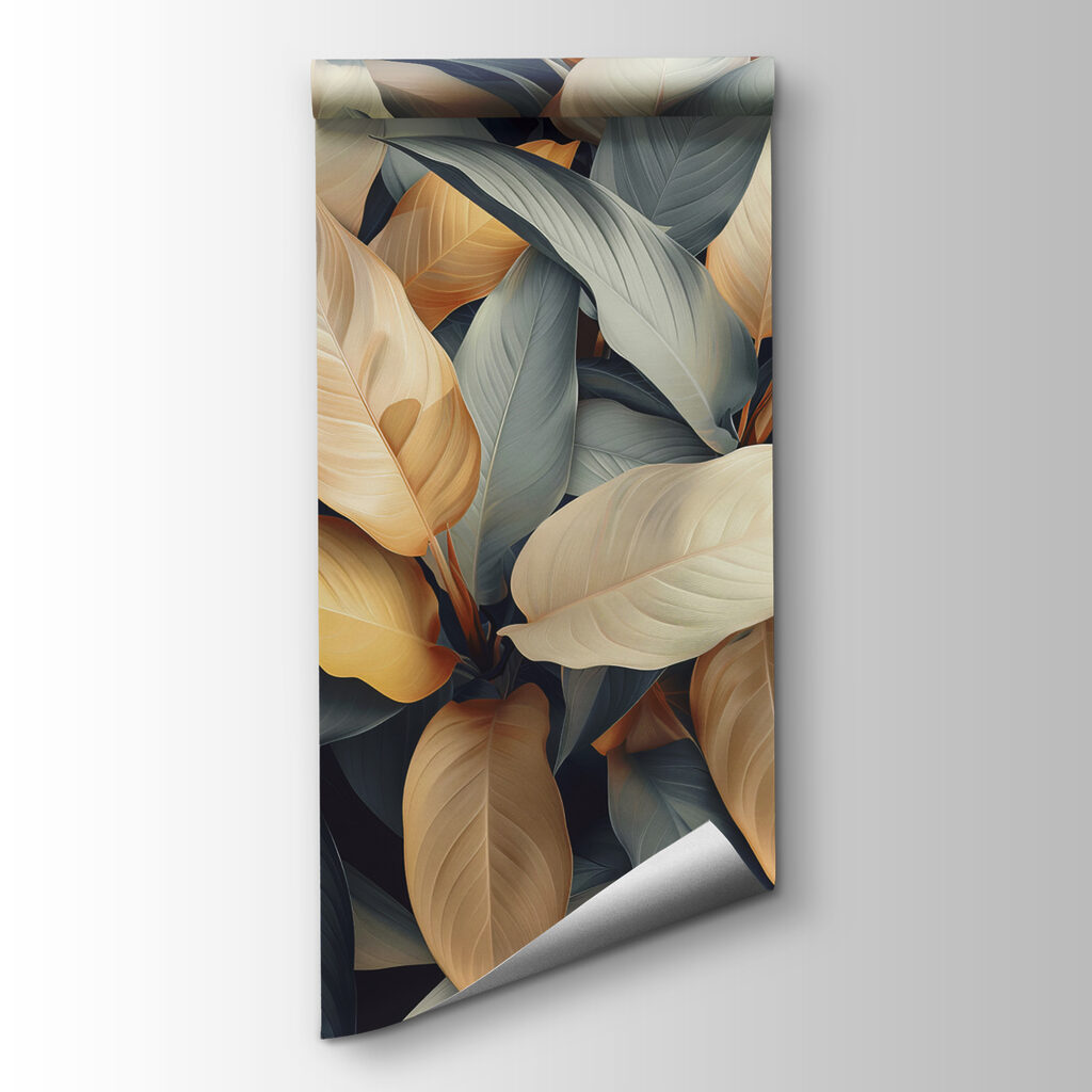 Group of leaves with different colors Group of leaves with different colors